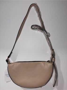 Time and Tru Women’s Crossbody Bag – Beige – New